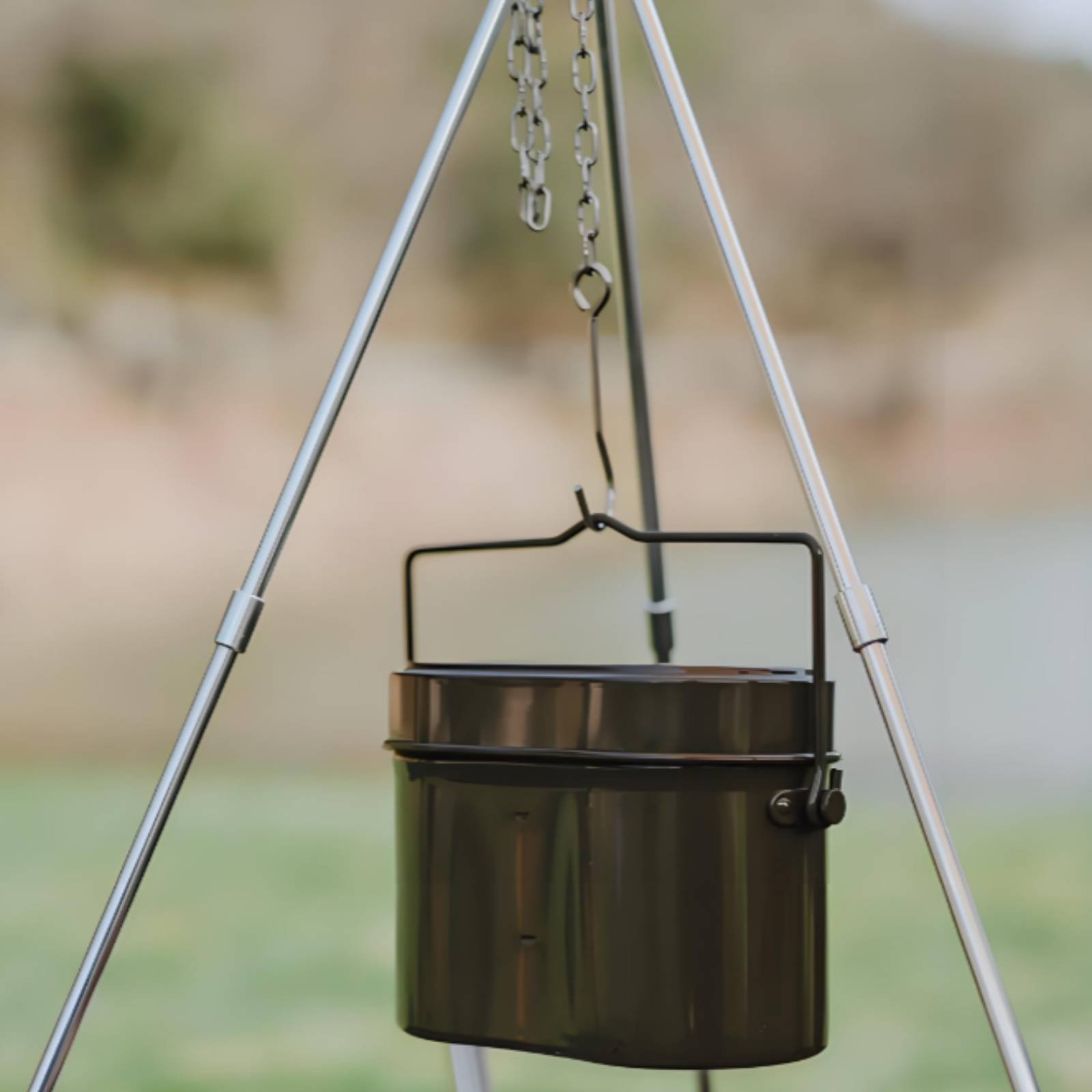 Camping Cooking Mess Kit - طقم طهي للتخييم متعدد الوظائف بتصميم