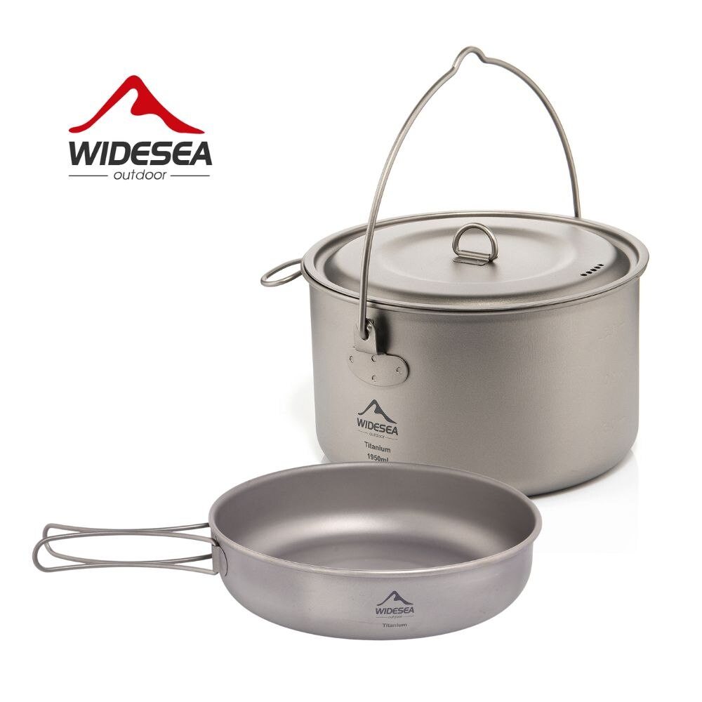 Camping Cooking Ware Set - أدوات طاولة تخييم واسعة من التيتانيوم
