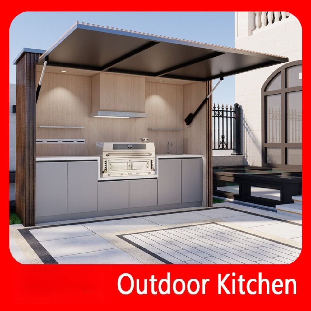 Camping Cooking Dining Set - # جزيرة مطبخ متنقلة قابلة للطي