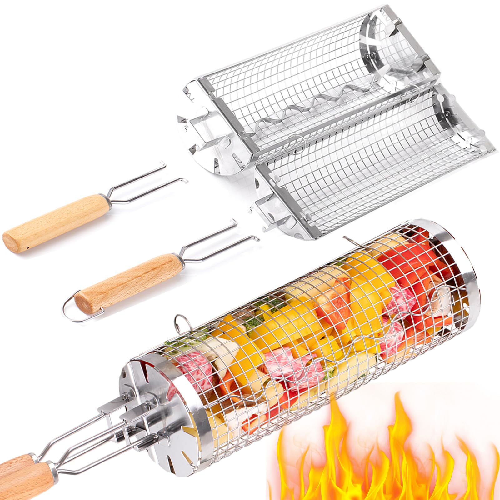 Camping Cooking Handle - شراء المتداول سلة شواء شواء أنبوب