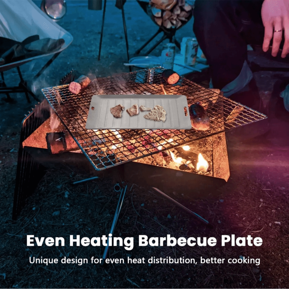 مقلاة شواء من التيتانيوم متينة - مراجعة Camping Cooking Pan وسعره