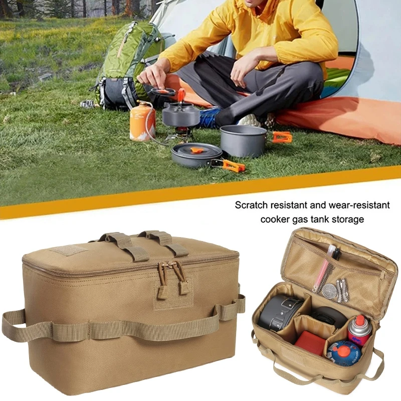 التخييم خزان الغاز حقيبة التخز - مراجعة Camping Cooking Gas وسعره