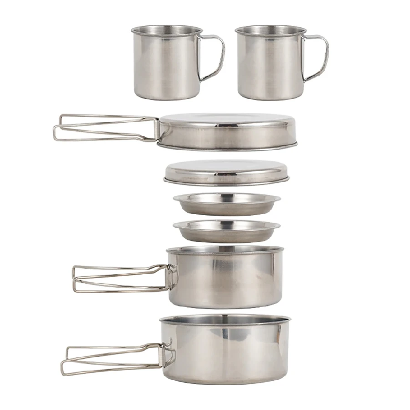 طقم أواني طهي للتخييم مكون من  - مراجعة Camping Cooking Appliances وسعره