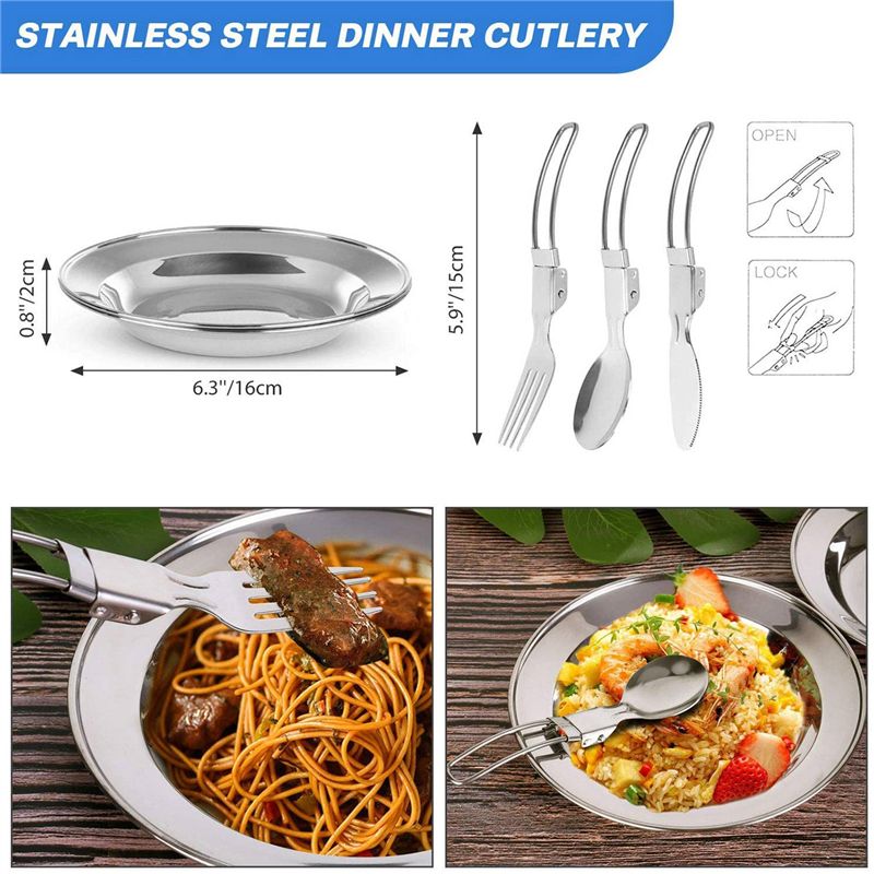 【المشتريين】جهيزات المطابخ التخ - مراجعة Camping Cooking Pan وسعره