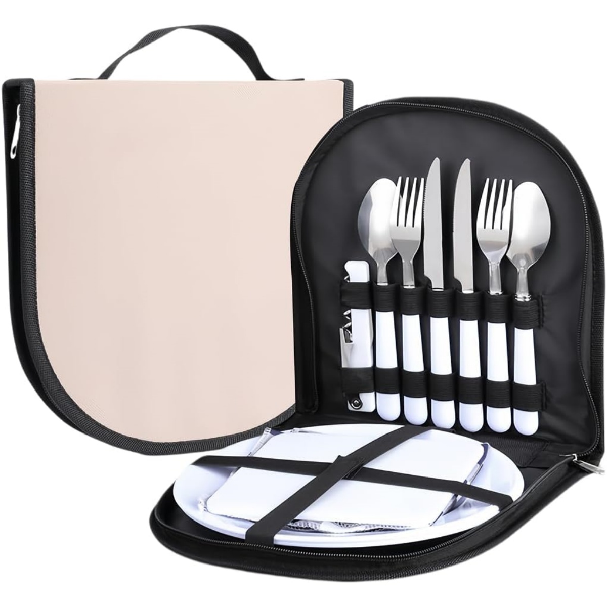 حقيبة تنظيم أدوات الطهي للتخيي - مراجعة Camping Cooking Utensil Holder وسعره