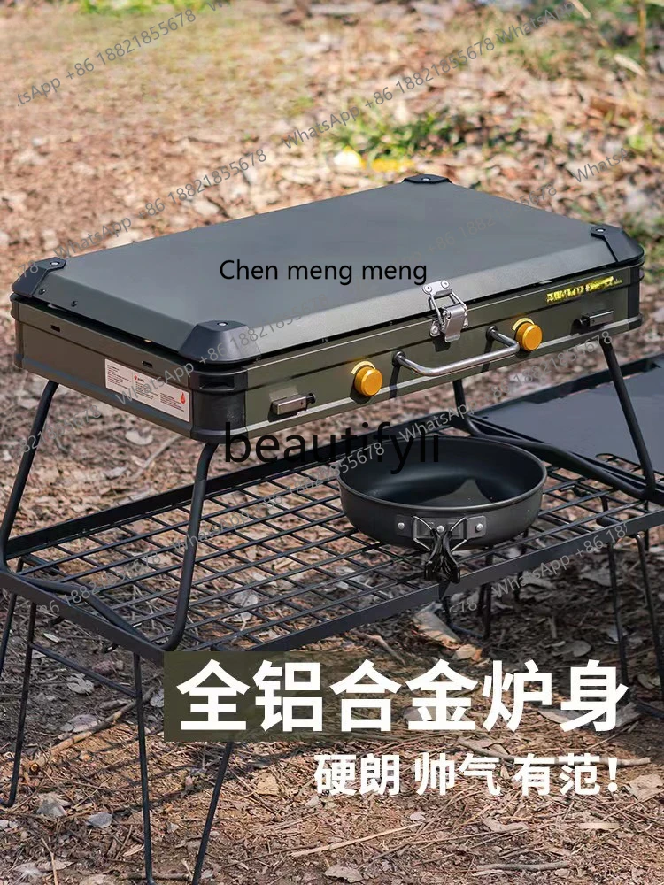 Z189 شواية غاز مزدوجة الرأس لل - مراجعة Camping Cooking Gas وسعره