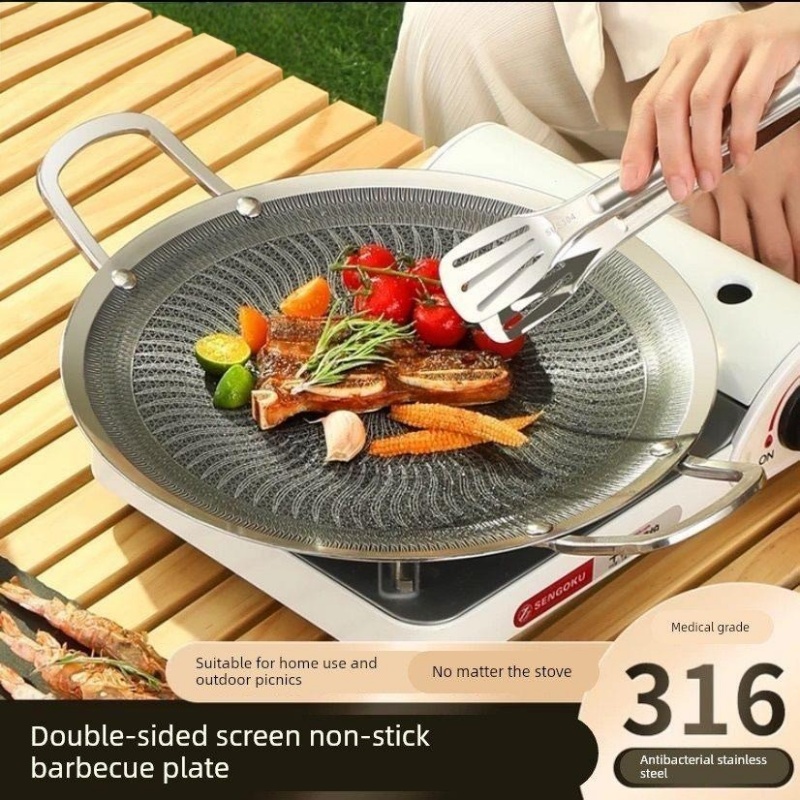 مقلاة شواء متعددة الوظائف من ا - مراجعة Camping Cooking Pan وسعره