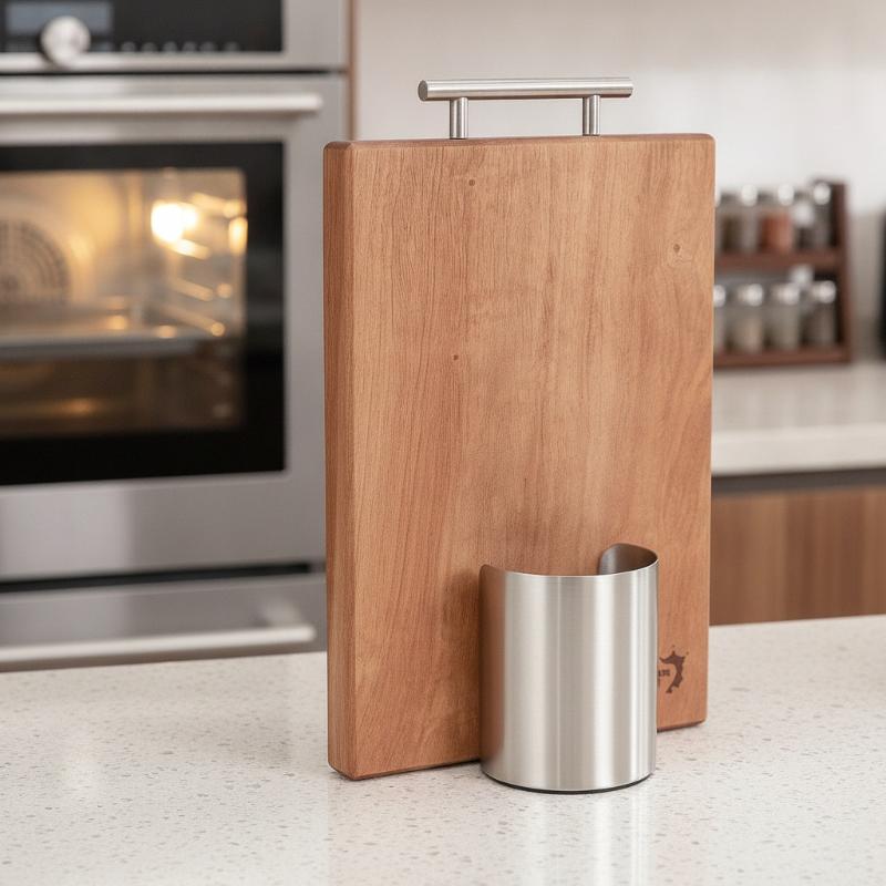 حامل مغرفة شوربة من الفولاذ ال - مراجعة Camping Cooking Utensil Holder وسعره