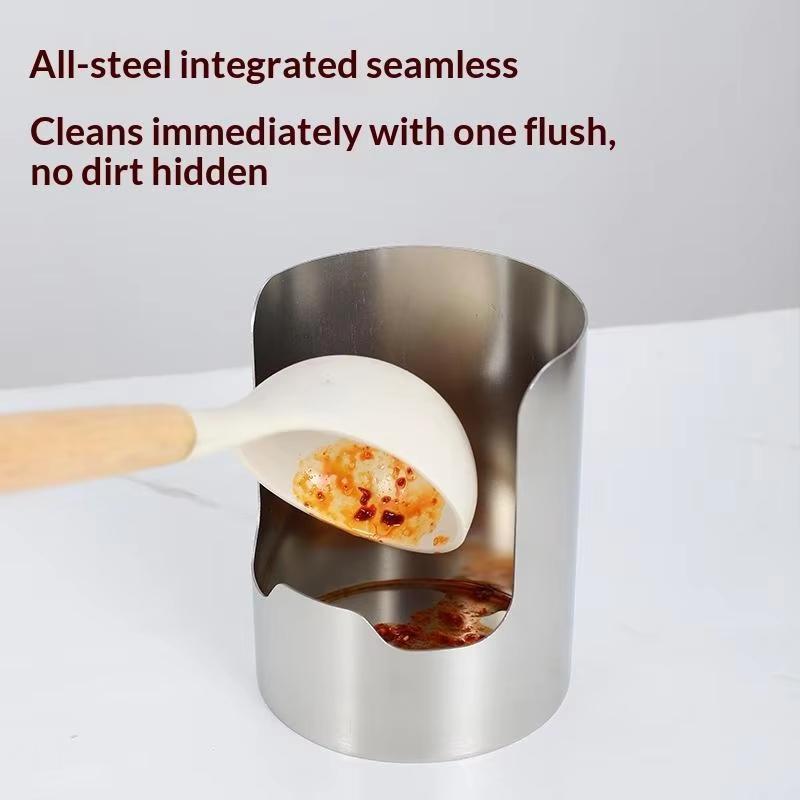 حامل مغرفة شوربة من الفولاذ ال - مراجعة Camping Cooking Utensil Holder وسعره
