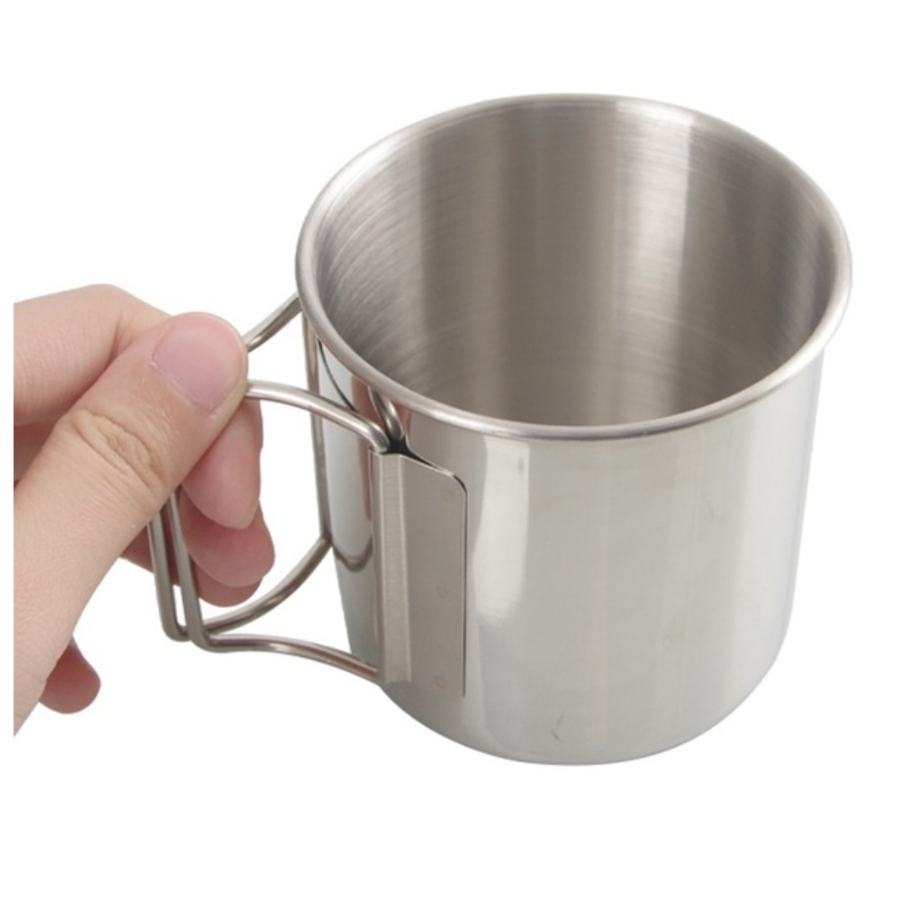 طقم أكواب تخييم من الفولاذ الم - مراجعة Camping Cooking And Drinking وسعره