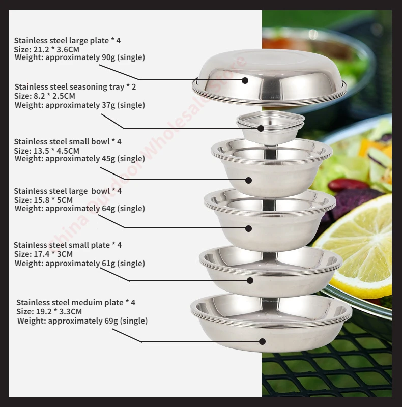 طقم أطباق طعام للتخييم مكون من - مراجعة Camping Cooking Dining Set وسعره