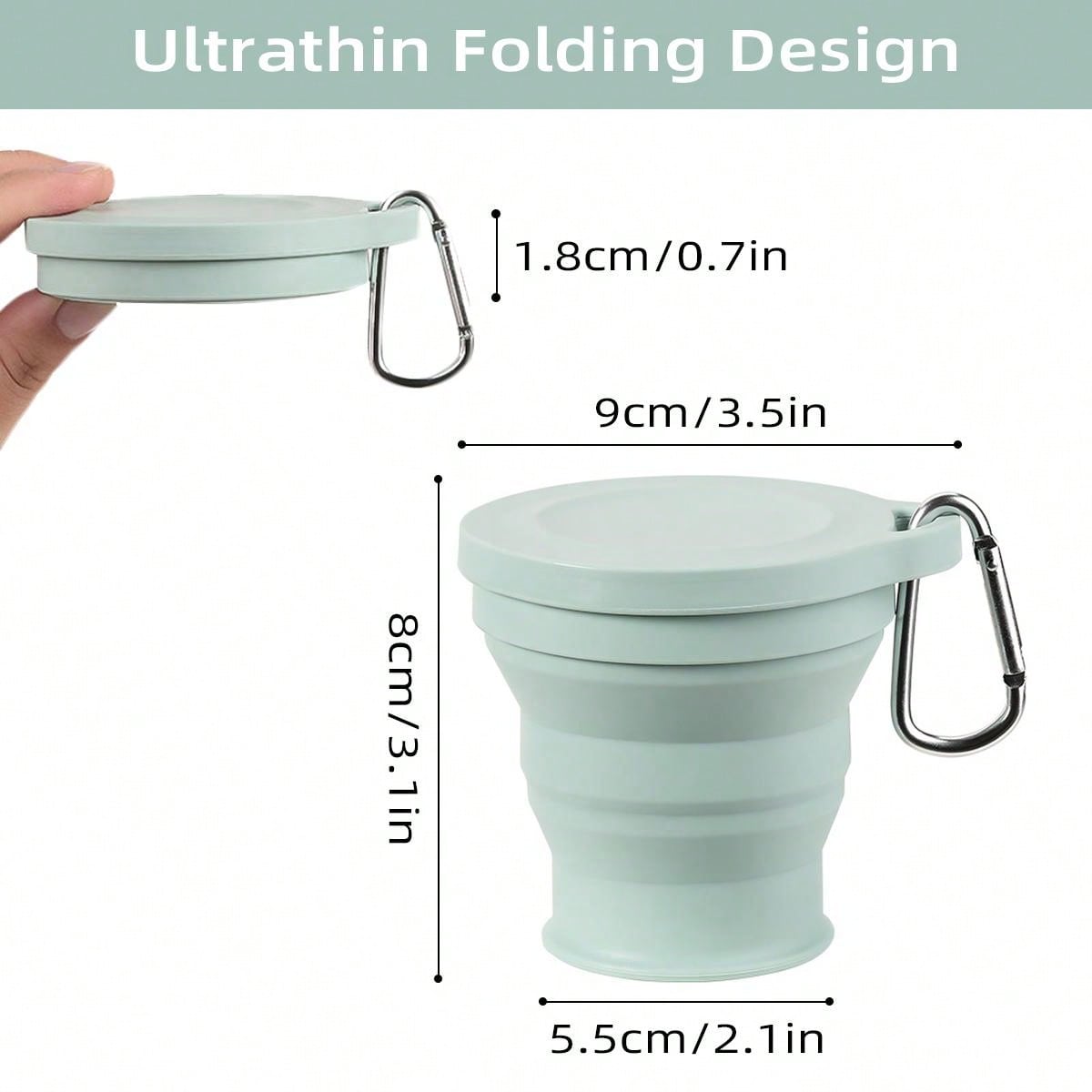 كوب سفر قابل للطي من السيليكون - مراجعة Camping Cooking Pot وسعره
