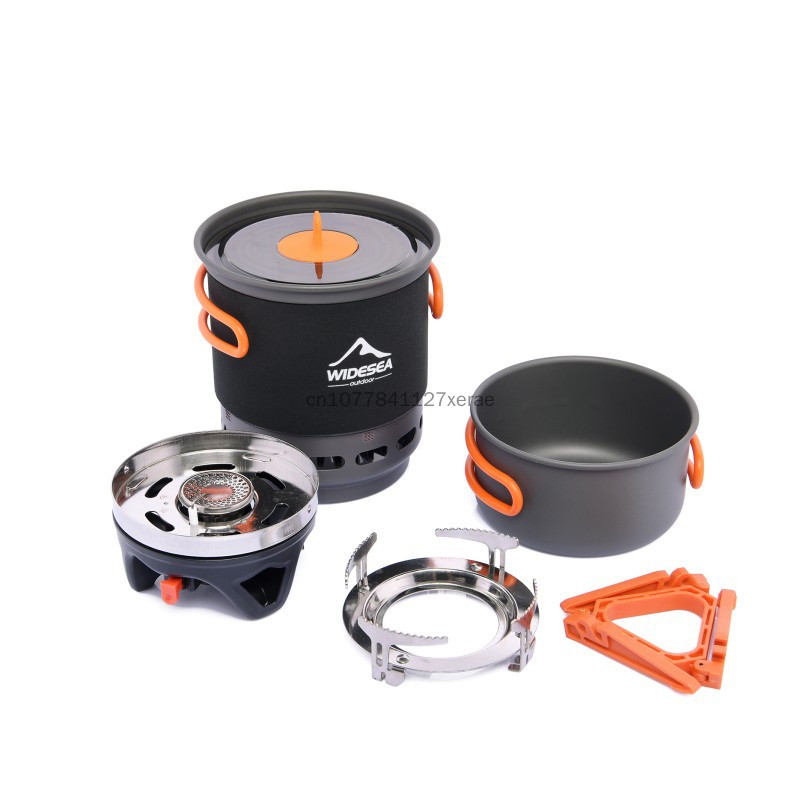 نظام طهي للتخييم مع مبادل حرار - مراجعة Camping Cooking Gas وسعره