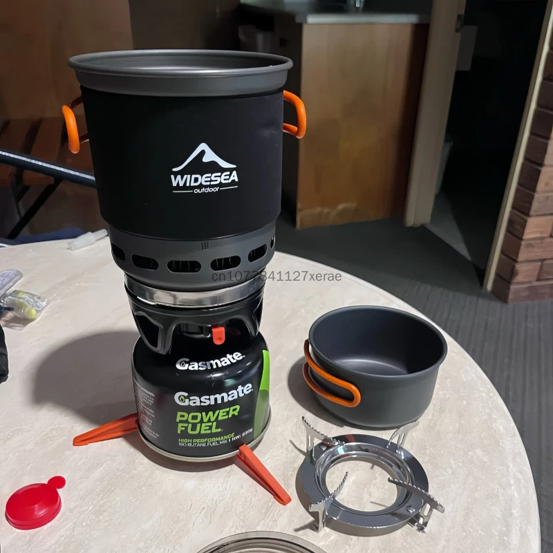 نظام طهي للتخييم مع مبادل حرار - مراجعة Camping Cooking Gas وسعره