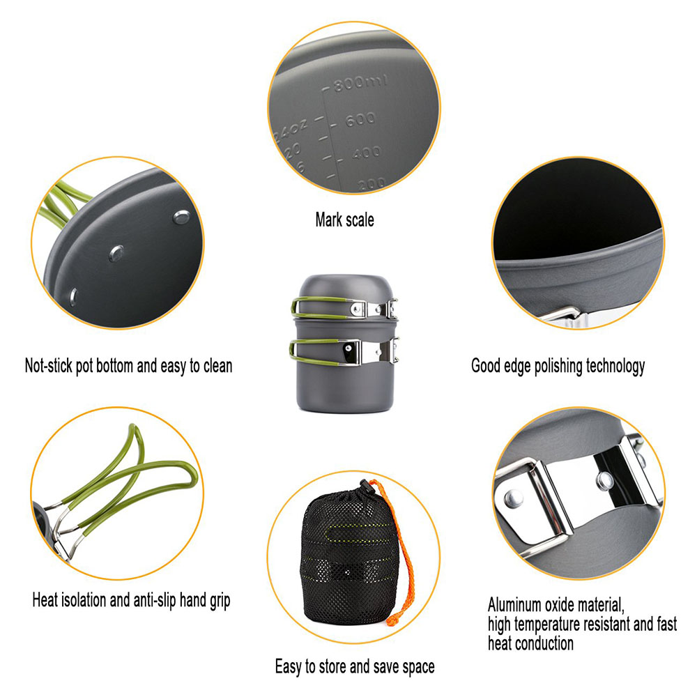 مجموعة أدوات المطابخ خفيفة الو - مراجعة Camping Cooking Appliances وسعره