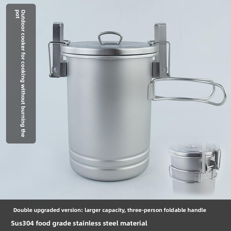 قدر طهي الأرز متعدد الوظائف لل - مراجعة Camping Cooking Pot وسعره