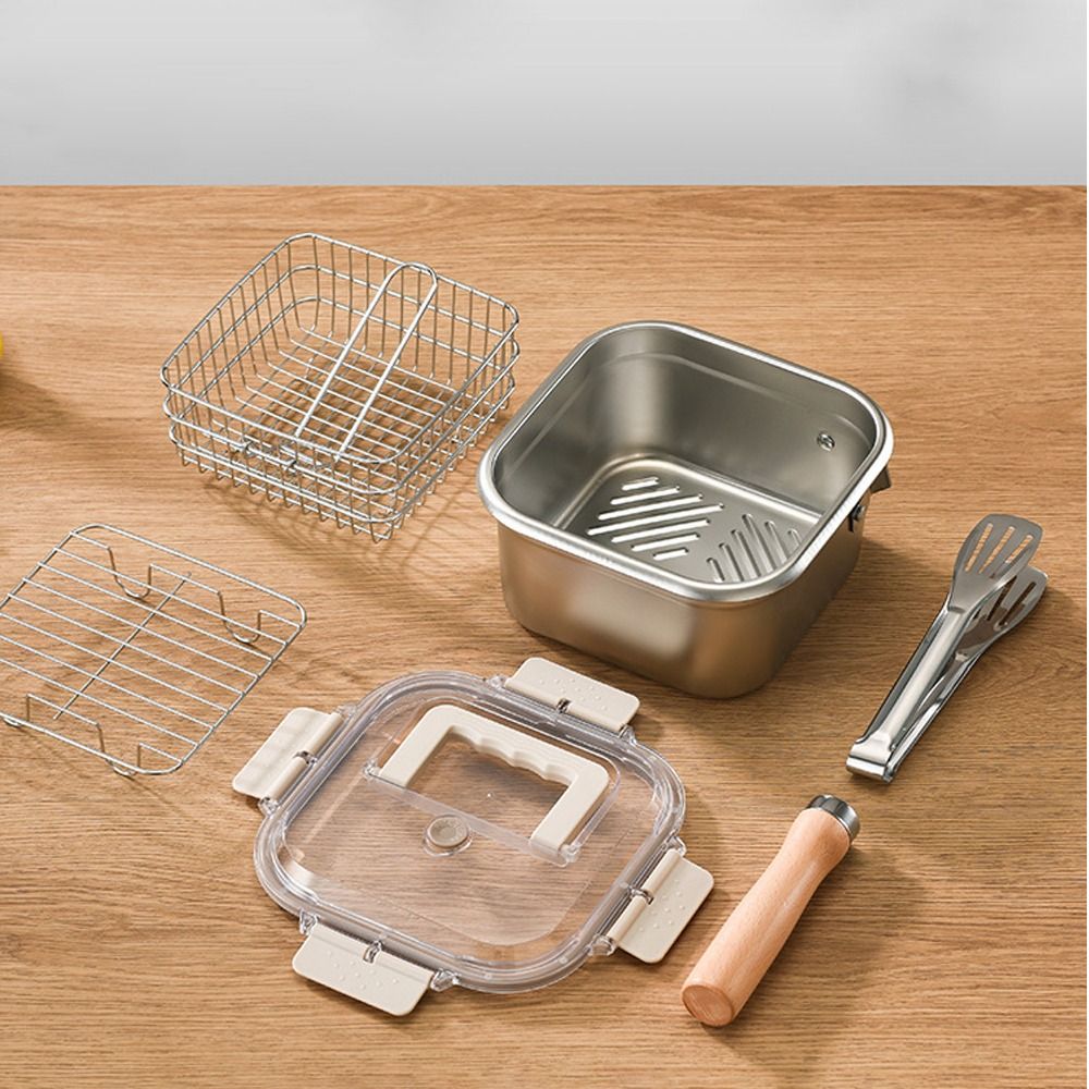 مقلاة محمولة من الفولاذ المقاو - مراجعة Camping Cooking Ware Set وسعره