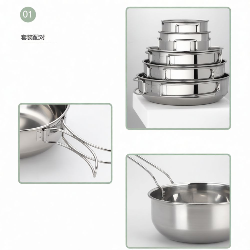 مجموعة أدوات طهي احترافية للتخ - مراجعة Camping Cooking Dining Set وسعره