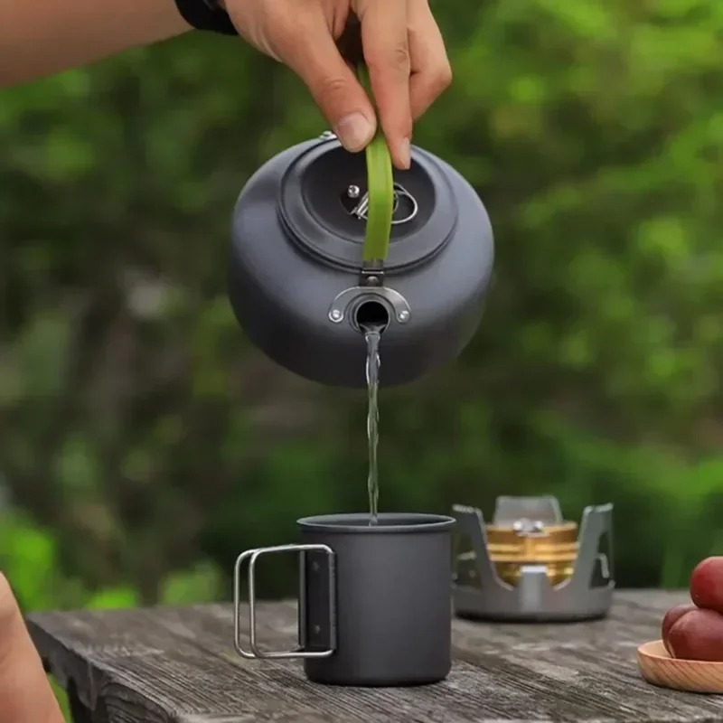 كوب جديد قابل للطي من سبائك ال - مراجعة Camping Cooking Pot وسعره