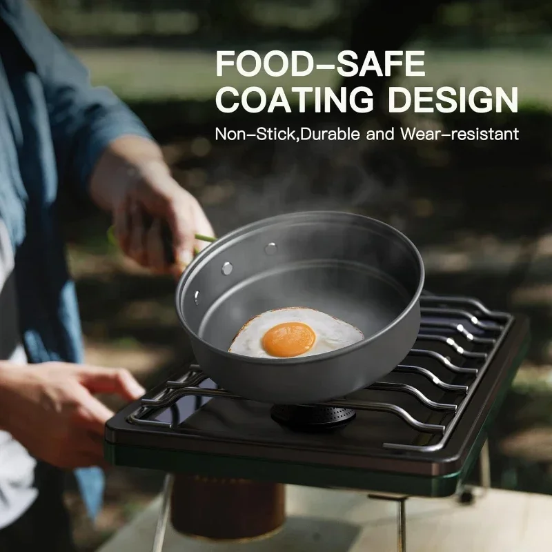 مجموعة أدوات الطهي للتخييم، مج - مراجعة Camping Cooking Ware Set وسعره