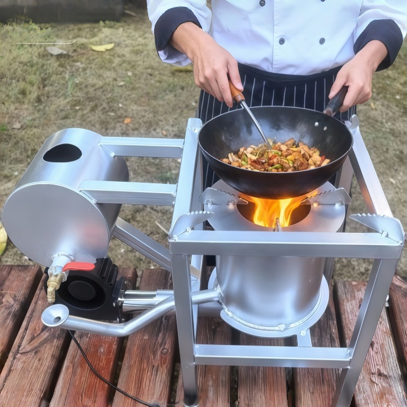 موقد محمول مصنوع من فولاذ التي - مراجعة Camping Cooking وسعره