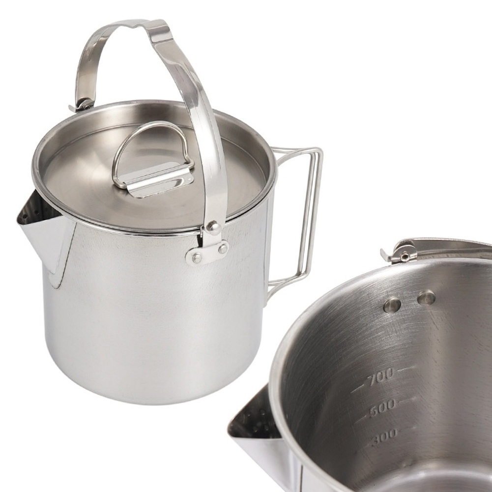 غلاية محمولة مصنوعة من الفولاذ - مراجعة Camping Cooking Handle وسعره