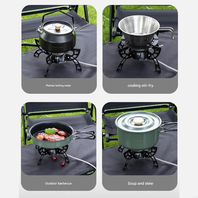 موقد تخييم قابل للطي مع شعلة ق - مراجعة Camping Cooking Gas وسعره