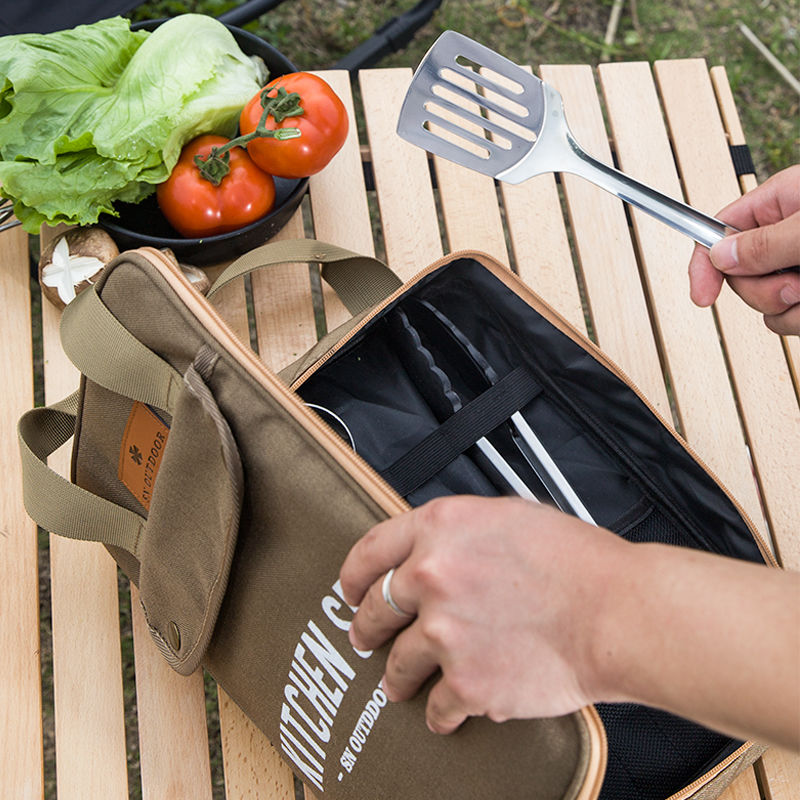 طقم أدوات طهي للتخييم مكون من  - مراجعة Camping Cooking Ware Set وسعره
