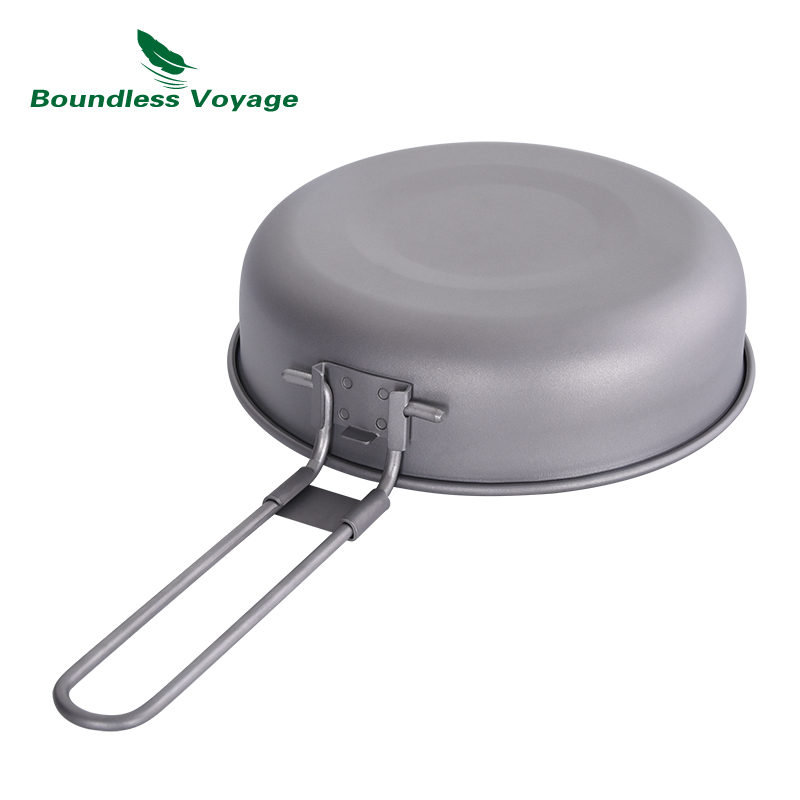 مقلاة خفيفة للغاية من التيتاني - مراجعة Camping Cooking Pot وسعره