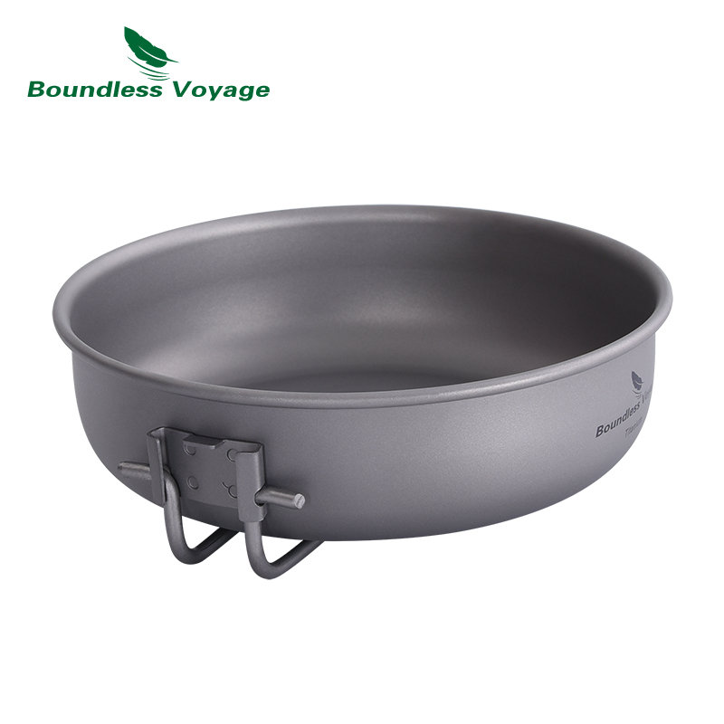 مقلاة خفيفة للغاية من التيتاني - مراجعة Camping Cooking Pot وسعره