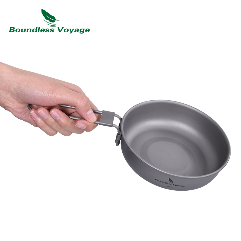 مقلاة خفيفة للغاية من التيتاني - مراجعة Camping Cooking Pot وسعره