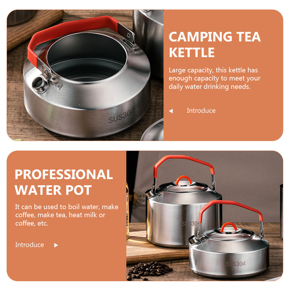 غلاية ماء من الفولاذ المقاوم ل - مراجعة Camping Cooking Easy وسعره