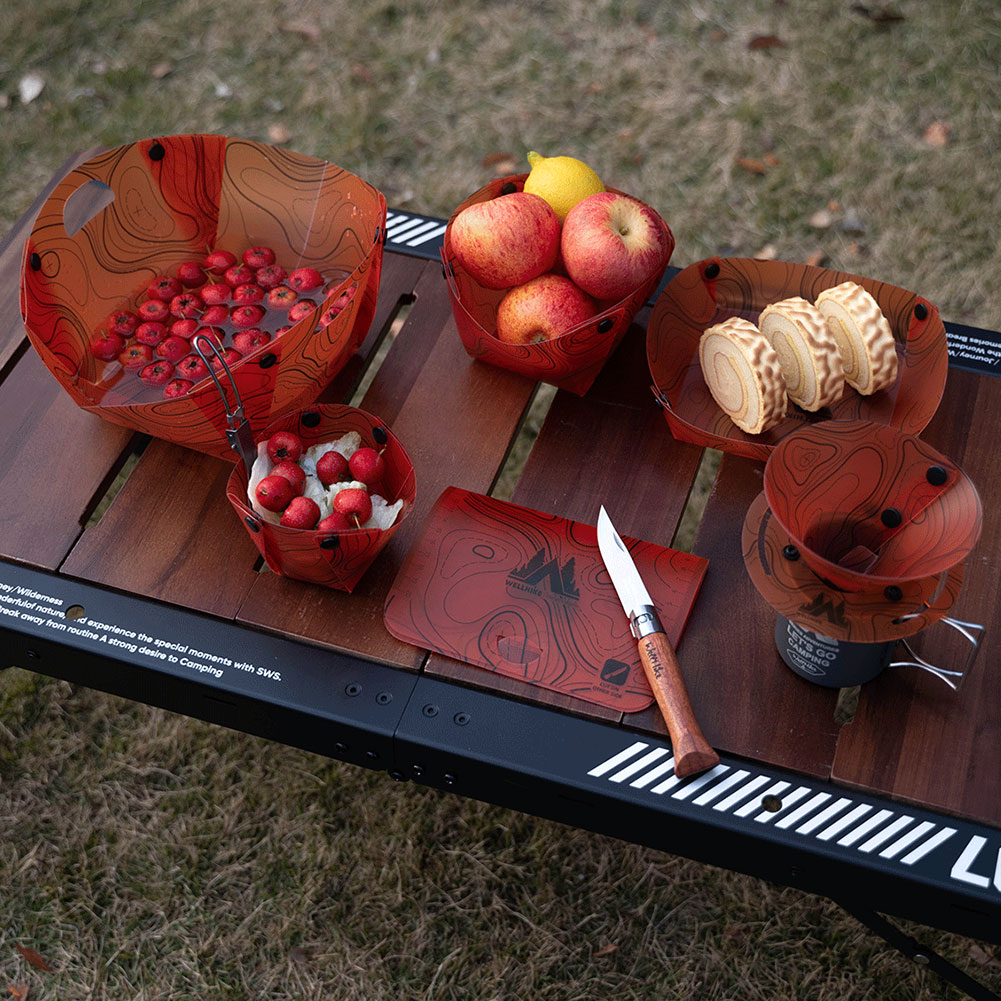 أدوات مائدة خفيفة الوزن قابلة  - مراجعة Camping Cooking Ware Set وسعره