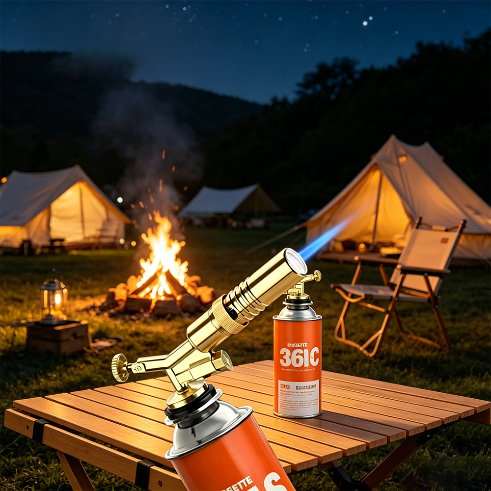 شعلة غاز منزلية محمولة، ولاعة  - مراجعة Camping Cooking Torch وسعره