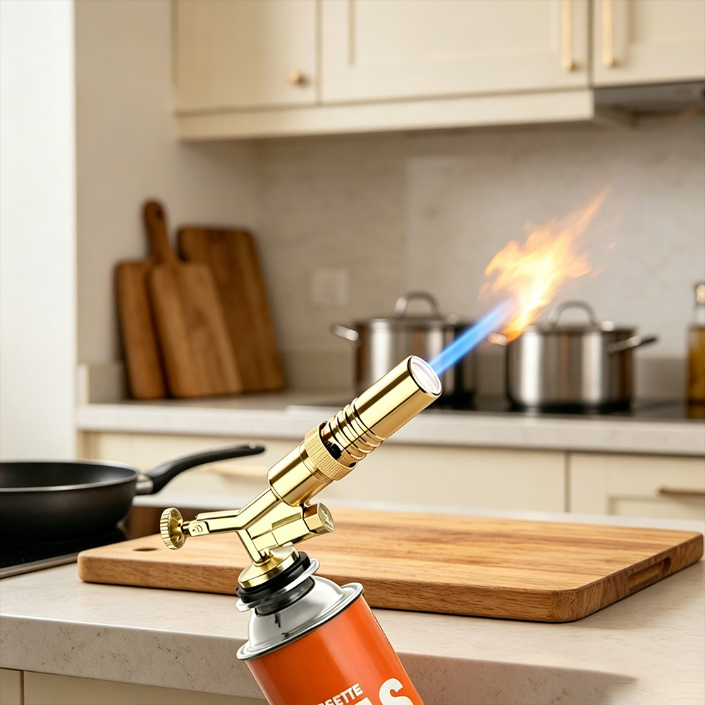 شعلة غاز منزلية محمولة، ولاعة  - مراجعة Camping Cooking Torch وسعره