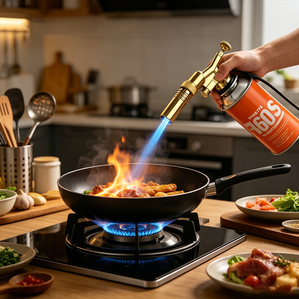 شعلة غاز منزلية محمولة، ولاعة  - مراجعة Camping Cooking Torch وسعره