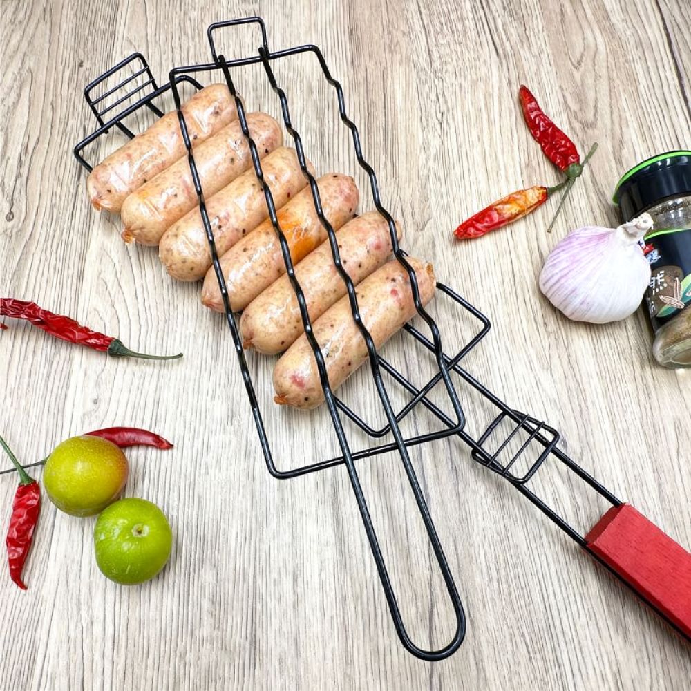 حامل شبك شواء محمول، مشبك للنق - مراجعة Camping Cooking Utensil Holder وسعره