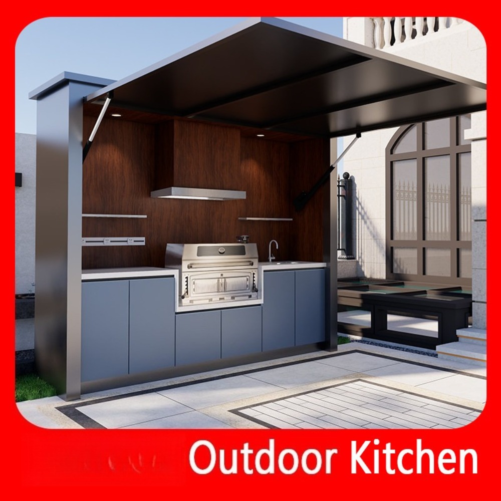 # جزيرة مطبخ متنقلة قابلة للطي - مراجعة Camping Cooking Dining Set وسعره