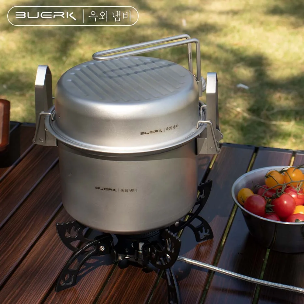 وعاء تبخير وقلي متعدد الوظائف  - مراجعة Camping Cooking Pan وسعره