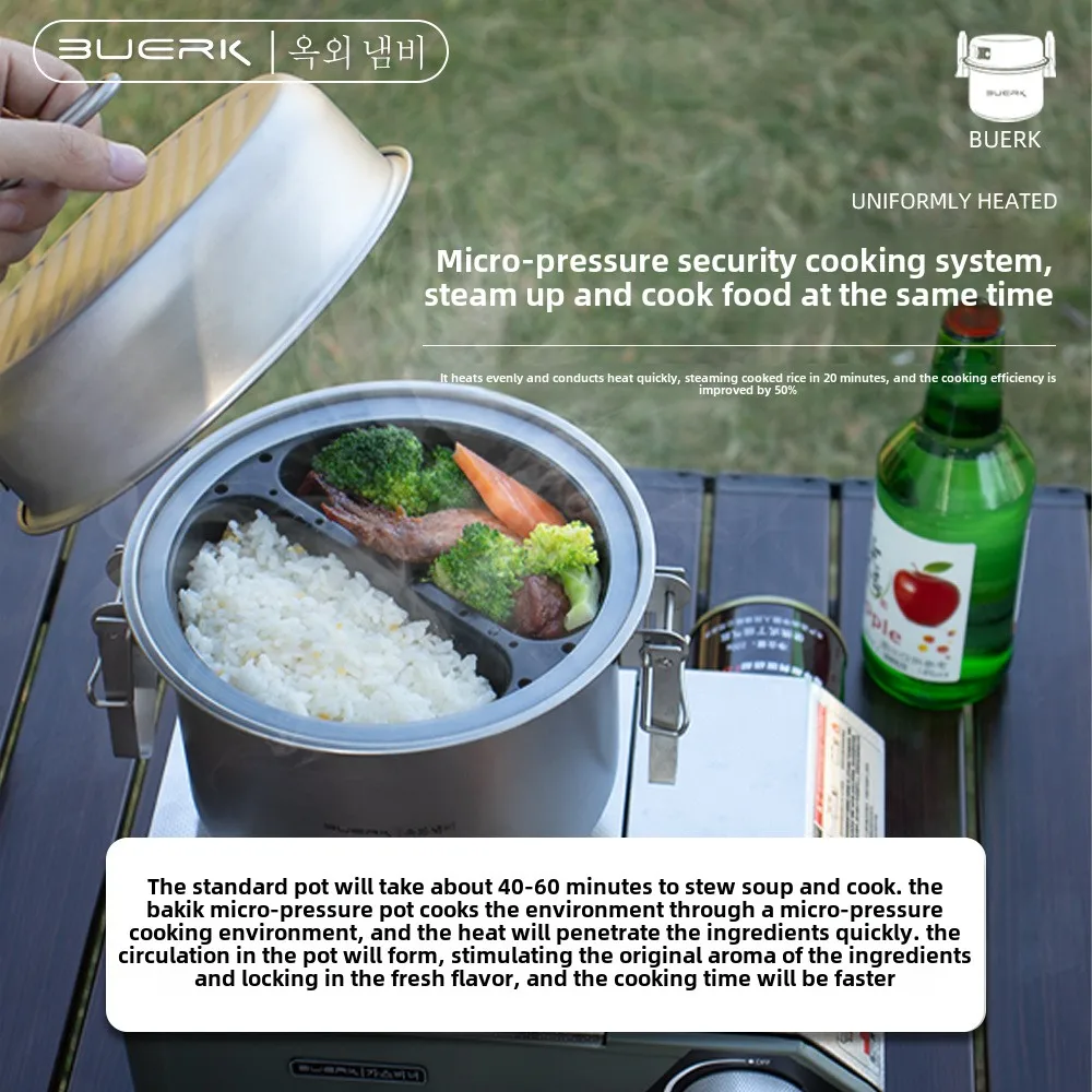 وعاء تبخير وقلي متعدد الوظائف  - مراجعة Camping Cooking Pan وسعره