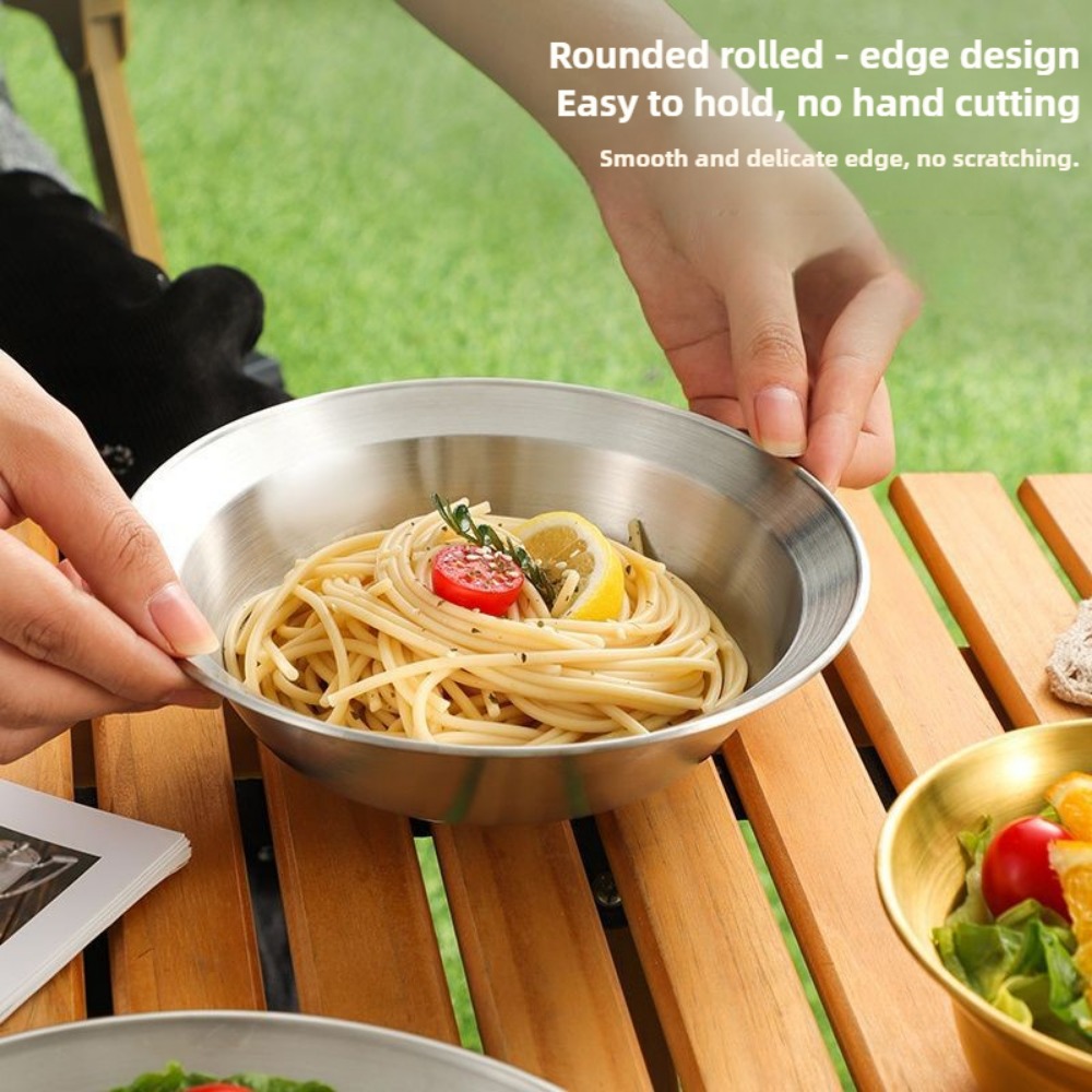 طقم أدوات مائدة من الفولاذ الم - مراجعة Camping Cooking Ware Set وسعره