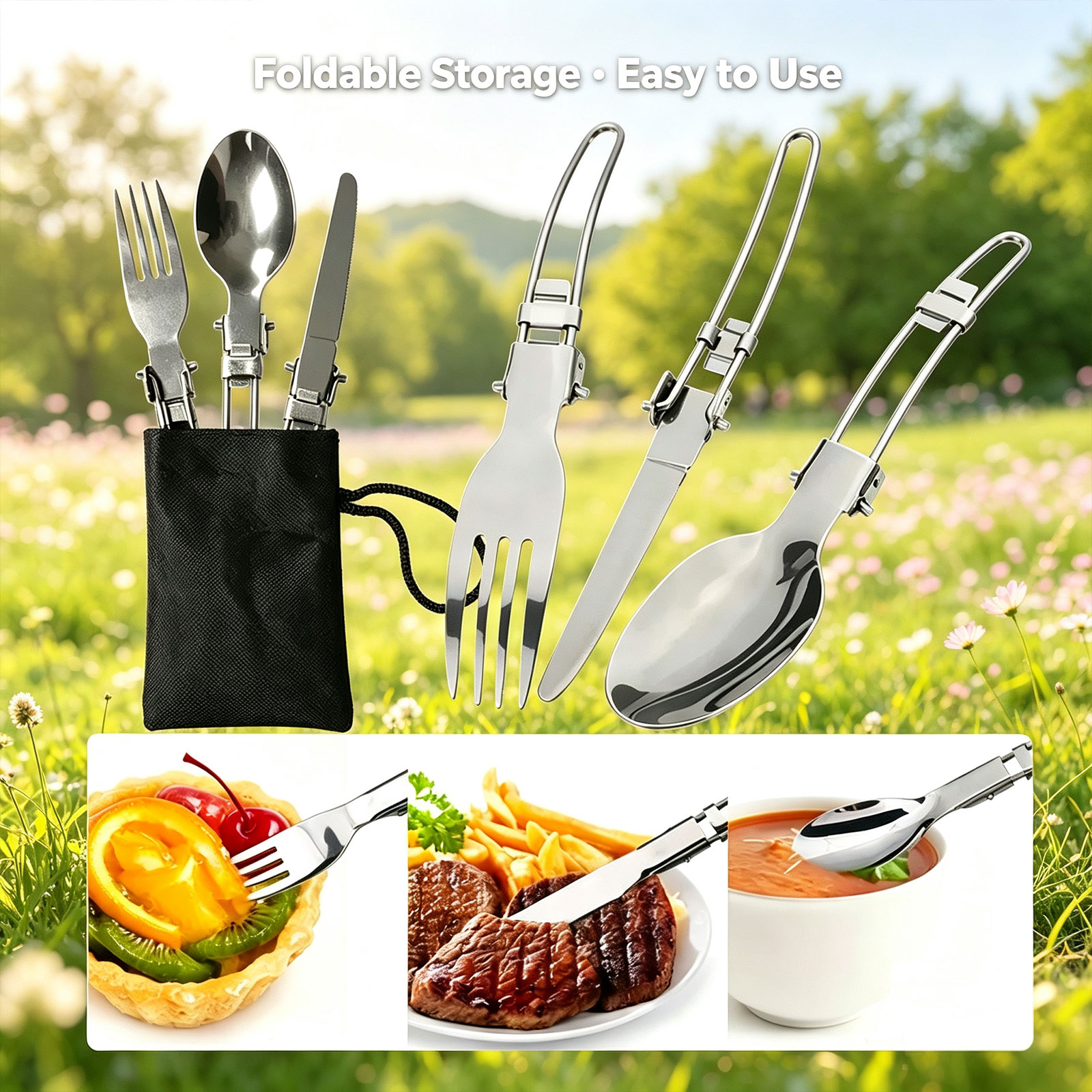 طقم أدوات طهي للتخييم خفيف الو - مراجعة Camping Cooking Mess Kit وسعره