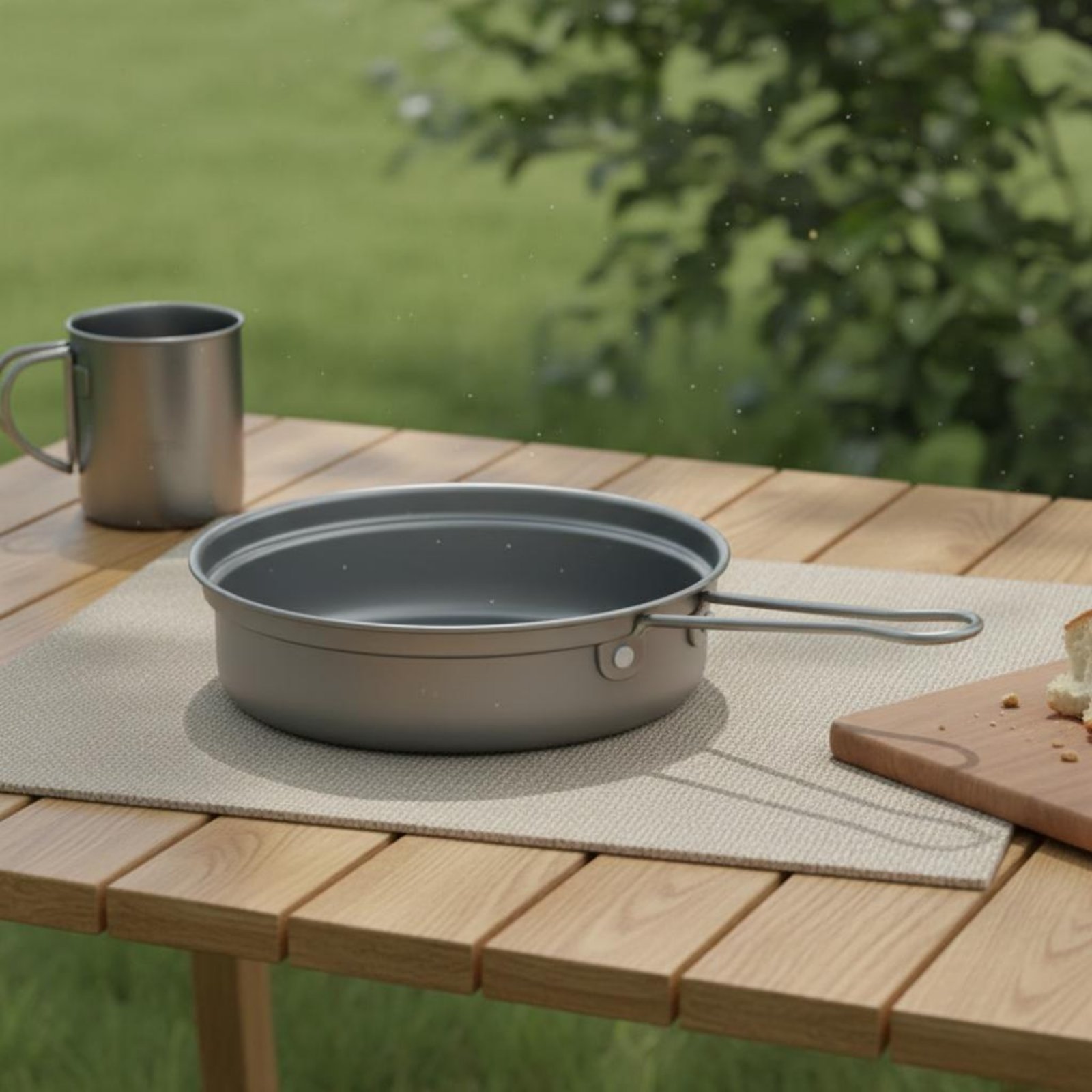 طقم طهي معدني للتخييم مكون من  - مراجعة Camping Cooking Dining Set وسعره