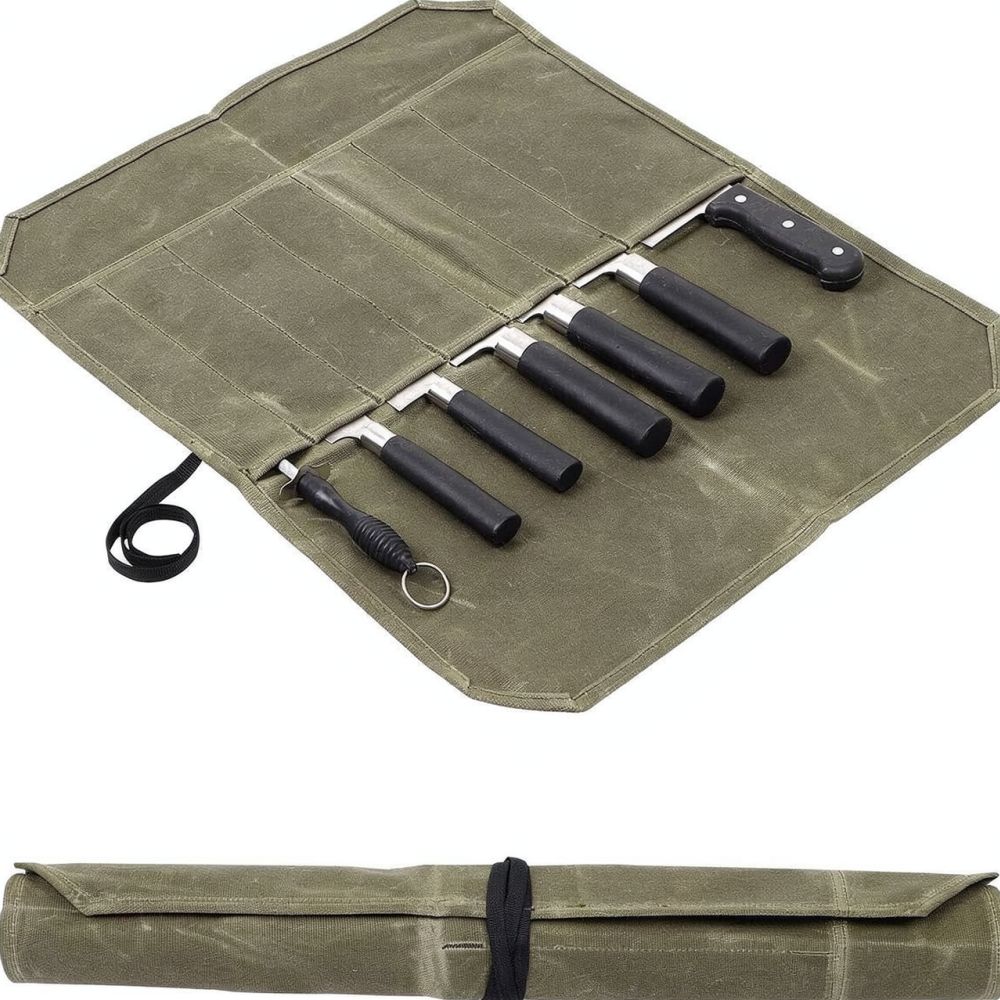 حقيبة تخزين أدوات الطهي للتخيي - مراجعة Camping Cooking Utensil Holder وسعره