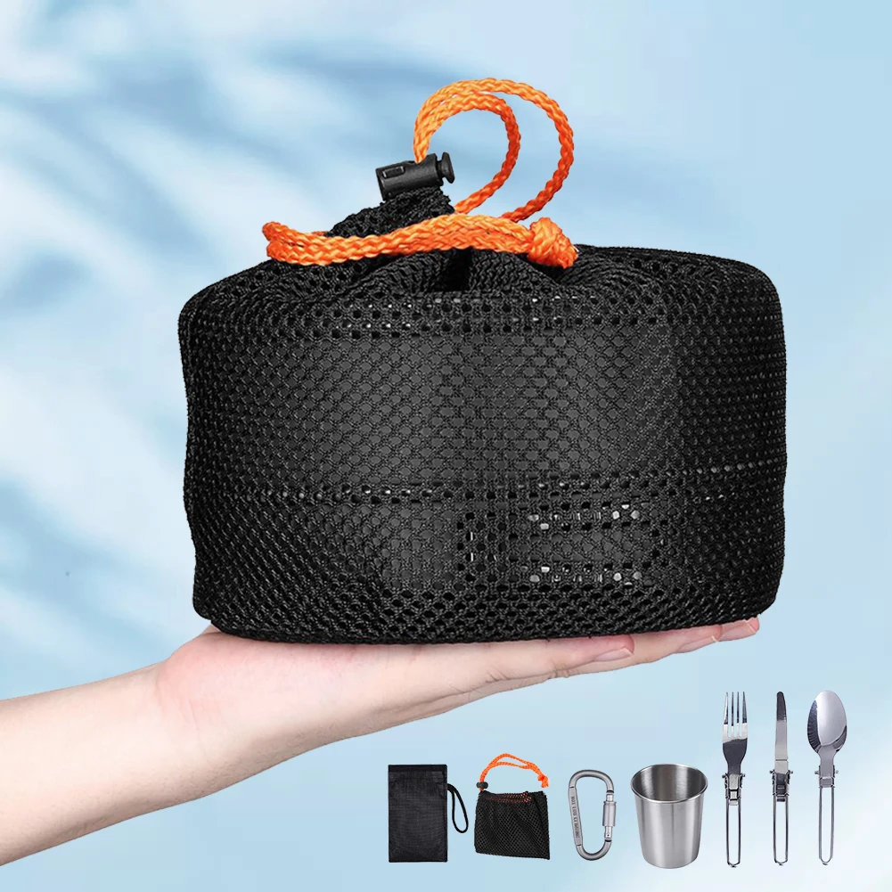 طقم أدوات طهي للتخييم، غلاية و - مراجعة Camping Cooking Pot وسعره