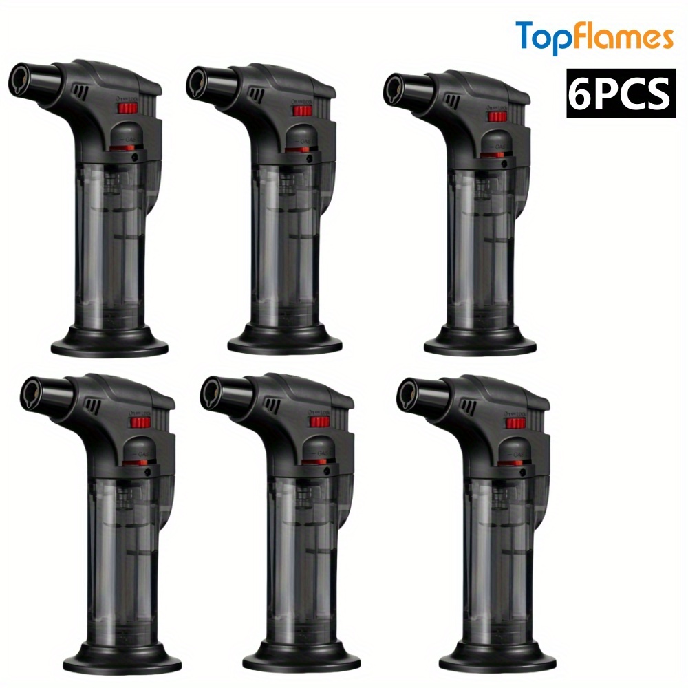 6 قطع من ولاعة غاز البوتان الم - مراجعة Camping Cooking Torch وسعره