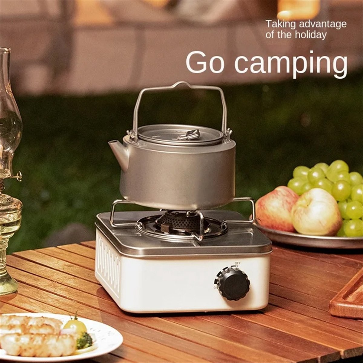 موقد غاز محمول للتخييم في الهو - مراجعة Camping Cooking Utensil Holder وسعره