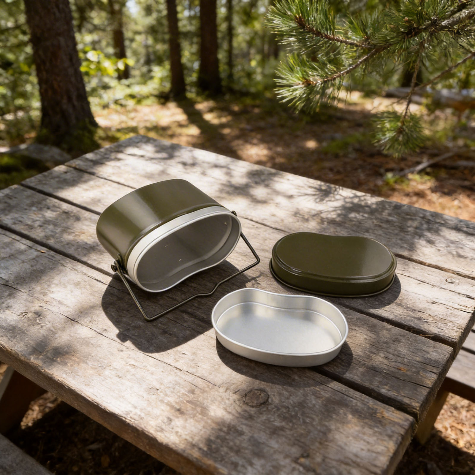 طقم أدوات طهي خارجية مع قدر مص - مراجعة Camping Cooking Dining Set وسعره