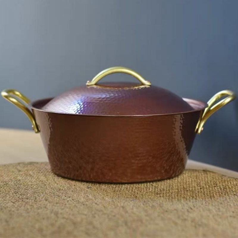 وعاء نحاسي عتيق مصنوع يدويًا،  - مراجعة Camping Cooking Pot وسعره