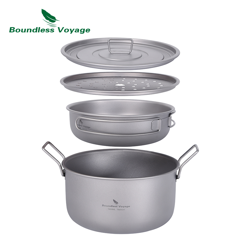 رحلة لا حدود لها-وعاء طهي متعد - مراجعة Camping Cooking Mess Kit وسعره